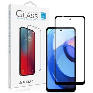 Скло захисне ACCLAB Full Glue MOTO E30/E40 Black (1283126545788) зображення 1