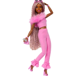 Лялька Barbie Barbiecore модниця у костюмі з пір'ям (HYV28) зображення 1