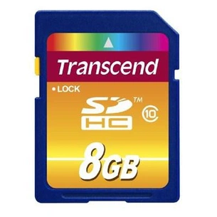 Карта пам'яті Transcend 8Gb SDHC class 10 (TS8GSDHC10) зображення 1