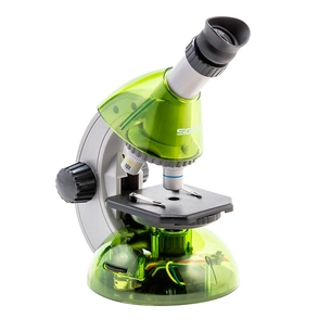 Мікроскоп Sigeta Mixi з адаптером для смартфона 40x-640x Green (65912) зображення 1