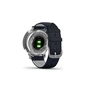 Смарт-годинник Garmin vivomove Luxe, S/E EU, Silver, Navy, Leather (010-02241-20) - зменшене зображення 5