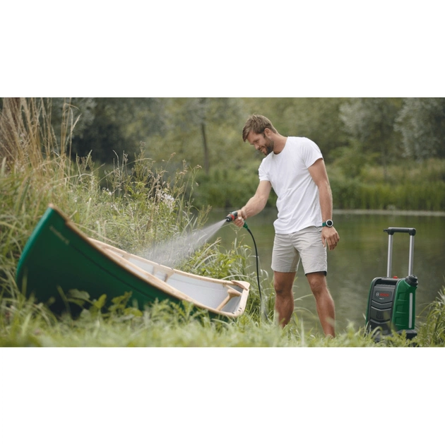 Мийка високого тиску Bosch Fontus 18V, 18V, 20бар, 386л/год (без АКБ та ЗП) (0.600.8B6.102) - picture 4