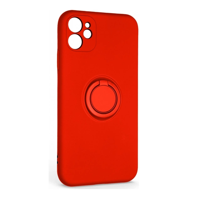 Чохол до мобільного телефона Armorstandart Icon Ring Apple iPhone 11 Red (ARM68642) - зображення 1