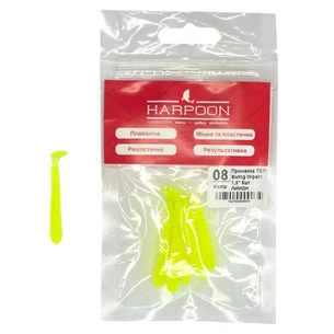 Силикон рыболовный Harpoon ТЕП Swing Impakt 1,5" 008 Лимон (відбиває ультрафіолет) 8шт (7407000009034) изображение 1