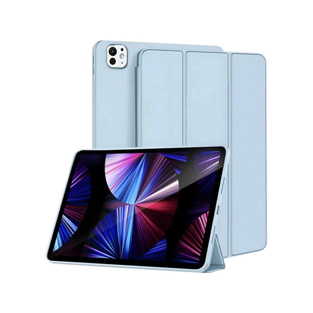 Чехол для планшета BeCover Tri Fold Soft TPU Silicone Apple iPad Pro 13" M4 2024 Light Blue (711753) - изображение 1