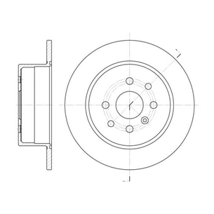 Гальмівний диск REMSA 6454.00 зображення 1