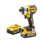 Шуруповерт DeWALT 18V XR Li-Ion, 2x5Ah, безщітковий, 205 Нм, 3250 об/хв, кейс (DCF887P2) - зменшене зображення 2