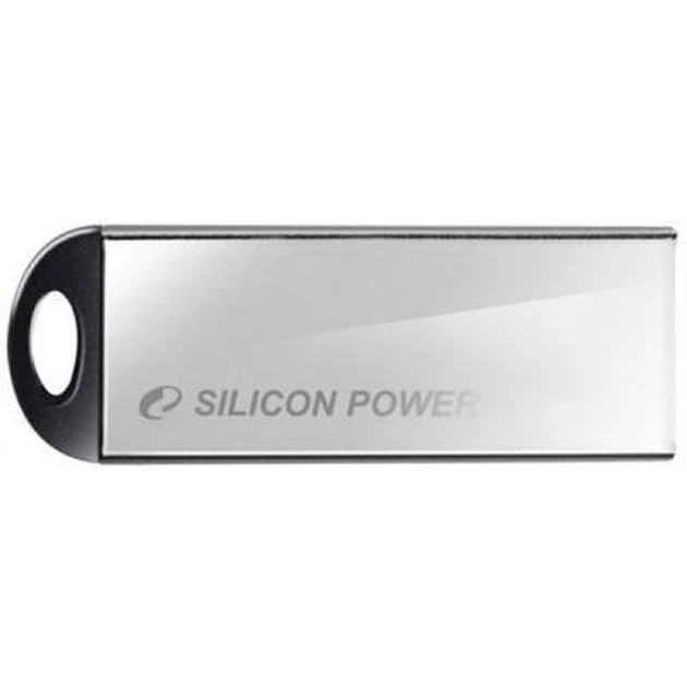 USB флеш накопичувач Silicon Power 16GB Touch 830 Silver USB 2.0 (SP016GBUF2830V3S) - изображение 1