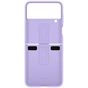 Чохол-накладка Samsung Silicone Cover with Ring для Samsung Galaxy Flip 4 SM-F721 Lavender (EF-PF721TVEGUA) - зменшене зображення 1