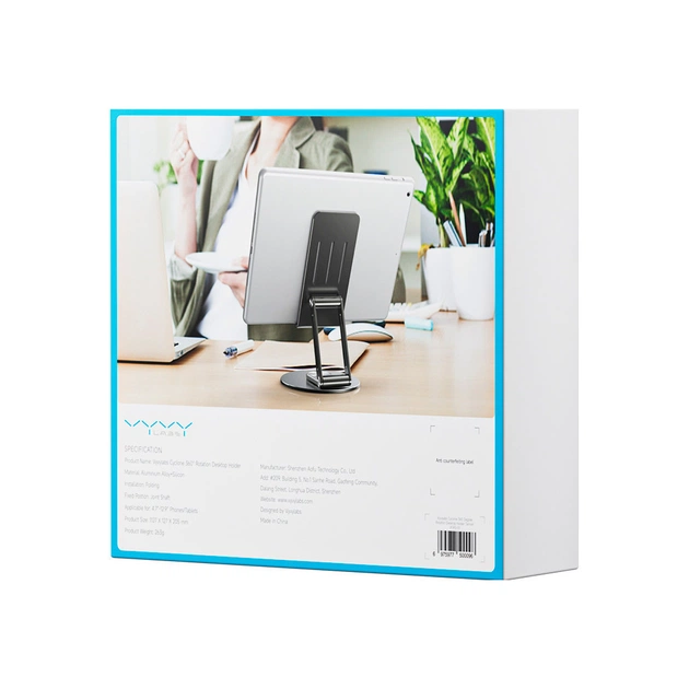 Підставка до планшета Vyvylabs Cyclone 360 Degree Rotation Desktop Holder (VFIRS-01) - picture 4