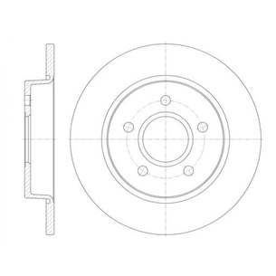 Гальмівний диск REMSA 6846.00 зображення 1
