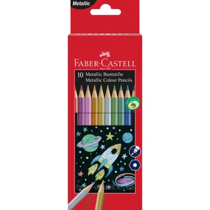 Карандаши цветные Faber-Castell 10 кольорів, металік (201583) (28653) изображение 1