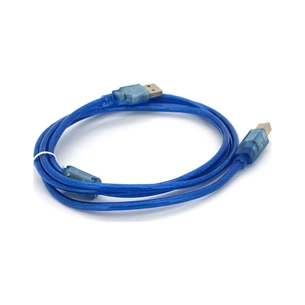 Кабель для принтера USB 2.0 AM/BM 1.5m ferrite blue Ritar (YT-AM/BM-1.5TBL) зображення 1