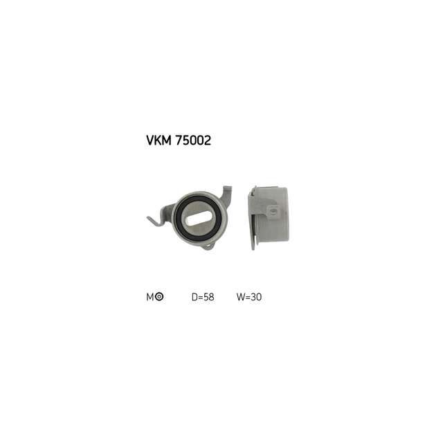 Ролик натягувача ременя SKF VKM 75002 - зображення 1
