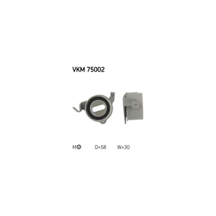 Ролик натягувача ременя SKF VKM 75002 зображення 1