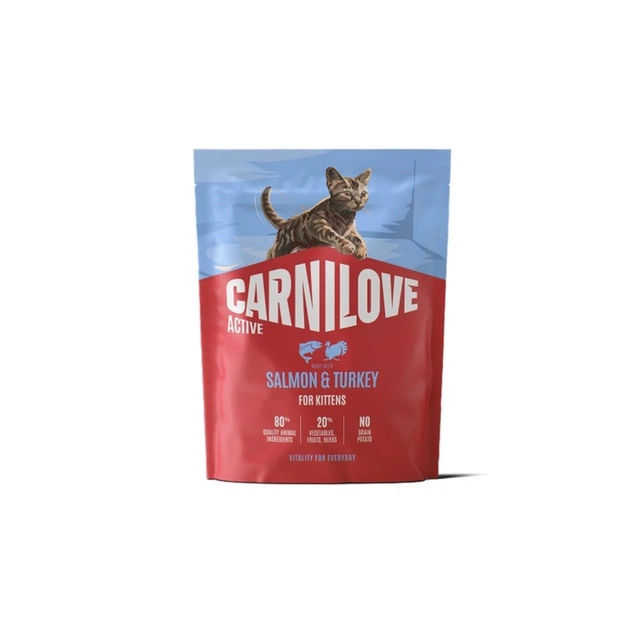 Сухой корм для кошек Carnilove Active Salmon & Turkey Kitten 400 г (8595602581474) - изображение 1