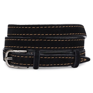 Ремінь Vintage Замшевий жіночий Чорний (20756) зображення 1