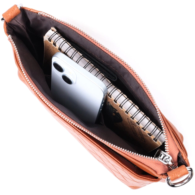 Сумка Vintage З натуральної шкіри Руда (22804) - зображення 9