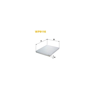 Фильтр салона Wixfiltron WP9116 изображение 1