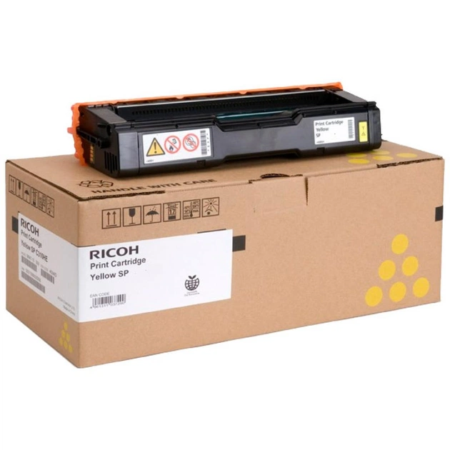 Тонер-картридж Ricoh SPC231/SPC232/SPC242/SPC320 Yellow 6K (406482/406486/406494/407635/407639) - изображение 1