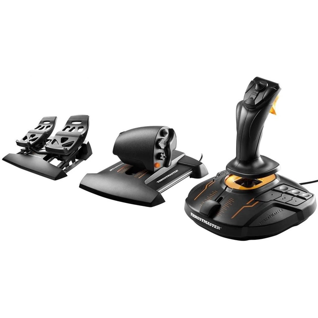 Джойстик ThrustMaster T.16000M FC Flight Pack Black/Orange (2960782) - изображение 1