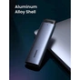 Кишеня зовнішня Ugreen USB-C to M.2 B-Key/M+B Key SSD 5Gbps SATA 3.0 aluminum 0.5m (10903) - зменшене зображення 6