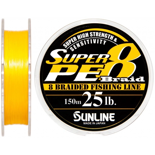 Шнур Sunline Super PE 8 Braid 150м 0.260мм 25Lb/12,5кг (1658.08.12) - изображение 1