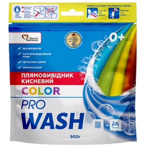 Засіб для видалення плям Pro Wash Color Кисневий 900 г (4262396145338) зображення 1