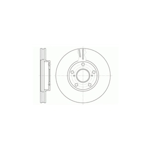Гальмівний диск REMSA 6842.10 зображення 1