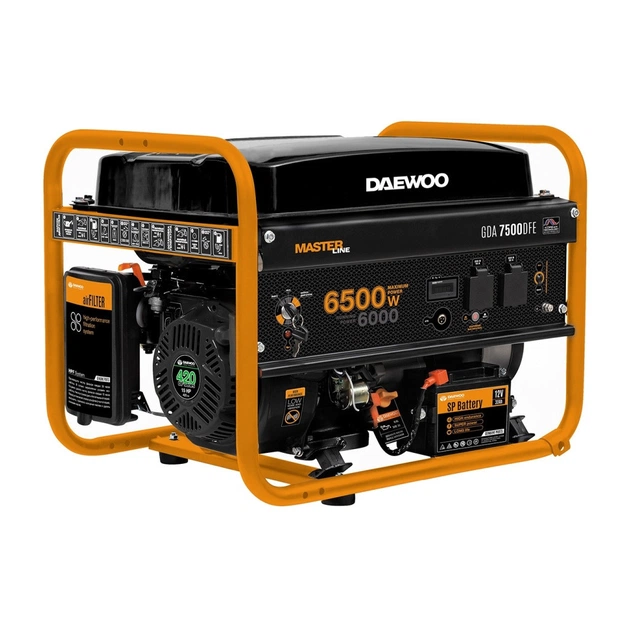 Генератор Daewoo GDA 7500DFE Gasoline + LPG 6,5kW (GDA7500DFE) - зображення 1