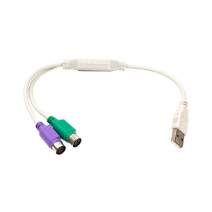 Перехідник USB to 2хPS/2, 0.3m PowerPlant (CA913183) зображення 1