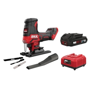 Електролобзик Skil акумуляторний безщітковий, 3440 CA Compact, 2.5Ah (SW1E3440CA+BC1E3110AA) изображение 1