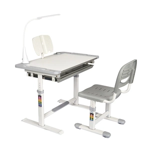 Парта зі стільцем FunDesk Littonia Grey (222529) зображення 1