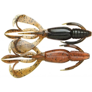 Силікон рибальський Keitech Crazy Flapper 4.4" 438 Green Pumpkin Fire (1551.04.45) зображення 1