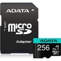Карта пам'яті ADATA 256GB microSD class 10 UHS-I U3 V30 A2 Premier Pro SD 6.0 (AUSDX256GUI3V30SA2-RA1) - зменшене зображення 3