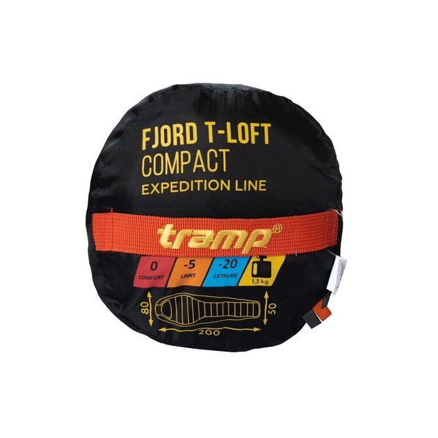 Спальний мішок Tramp Fjord Regular Orange/Grey L (UTRS-049R-L) - зображення 11
