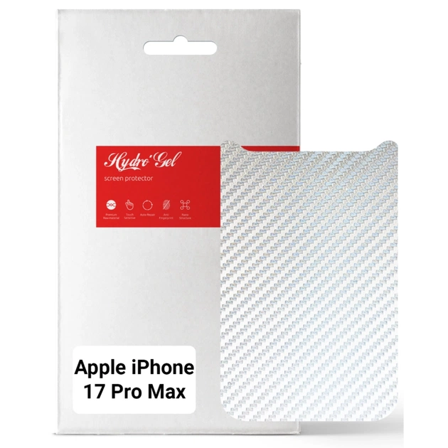 Пленка защитная Armorstandart Back panel Carbone Apple iPhone 17 Pro Max Transparent (ARM86201) - изображение 1