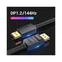 Кабель мультимедійний DisplayPort M to DisplayPort M 1.5m black Vention (HACBG) - зменшене зображення 3