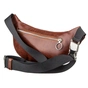 Сумка Grande Pelle Поясна Коричнева (11141) - зменшене зображення 2
