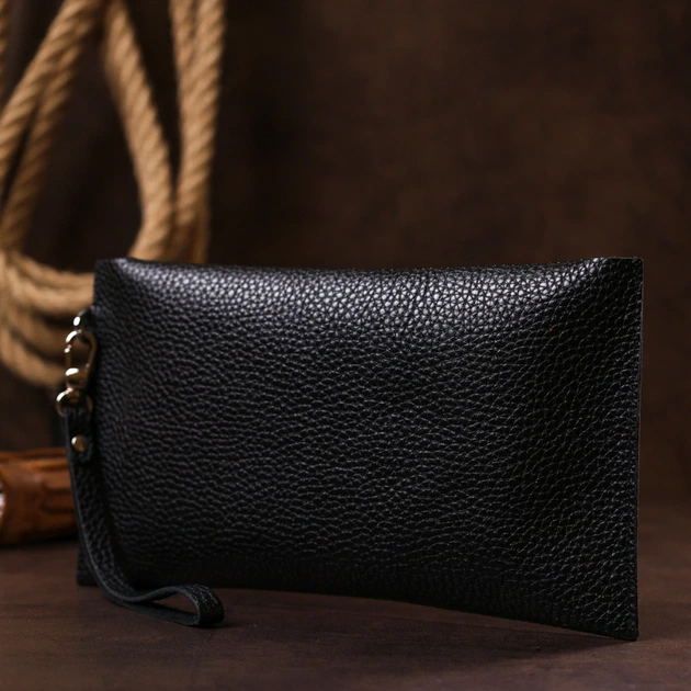 Косметичка Shvigel Шкіряна тревел Чорна (16416) - зображення 9