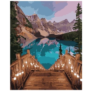 Картина по номерам Strateg Романтичний пейзаж 40х50 см (VA-2930) зображення 1