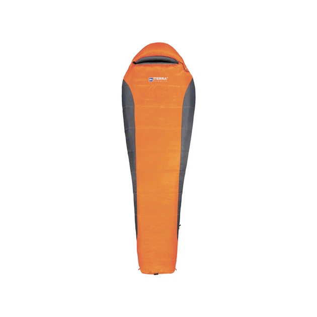 Спальний мішок Terra Incognita Siesta Regular 300 Right Orange/Grey (4823081505358) - зображення 1