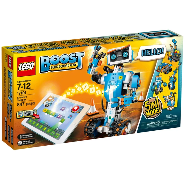 Конструктор LEGO BOOST Набір для конструювання і програмування 847 деталей (17101) - изображение 1