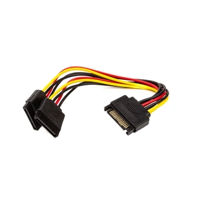 Кабель живлення SATA to 2xSATA 0.15m PowerPlant (CA913169) зображення 1