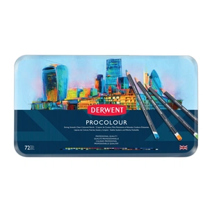 Олівці кольорові Derwent Procolour, 72 кольорів (5028252514675) зображення 1