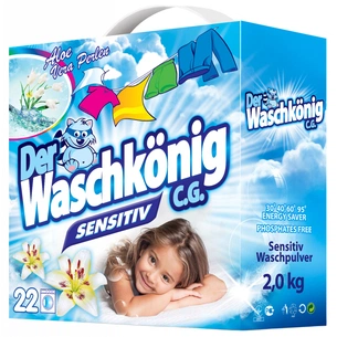 Пральний порошок Waschkonig Sensitiv для прання дитячої білизни 2 кг (4260353550782) зображення 1