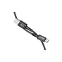 Дата кабель USB 2.0 AM to USB-C 1.2m 3A nylon C1-04 black Acefast (6974316280545) - зменшене зображення 3