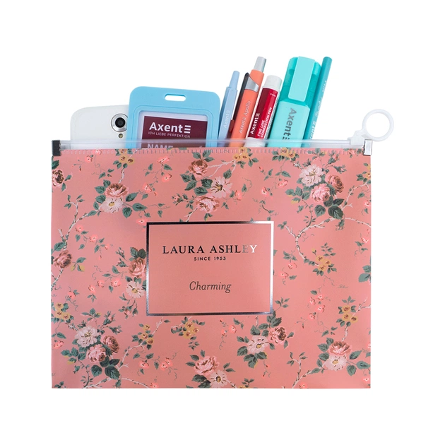 Папка на блискавці Axent zip-lock А5 Laura Ashley, Charming (1498-30-A) - picture 3