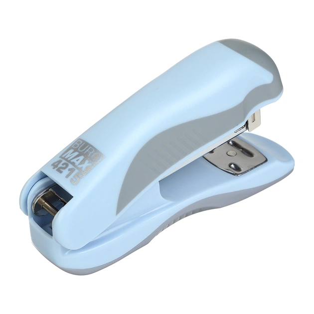 Степлер Buromax пластиковий PASTEL, 20 аркушів, (скоби №24, 26), 111 х 62 х 32 мм, блакитний (BM.4215-14) - picture 2