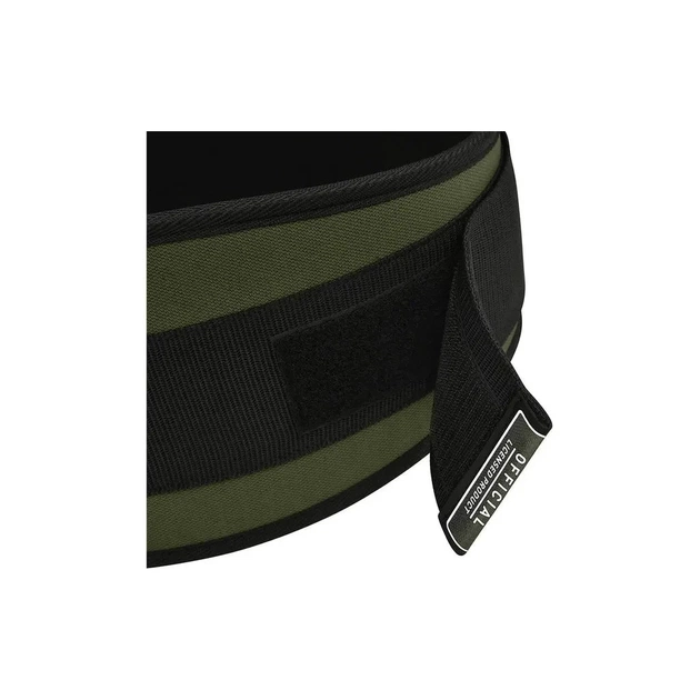 Атлетичний пояс RDX RX3 EVA Curve неопреновий Army Green L (WBE-RX3AG-L) - picture 4